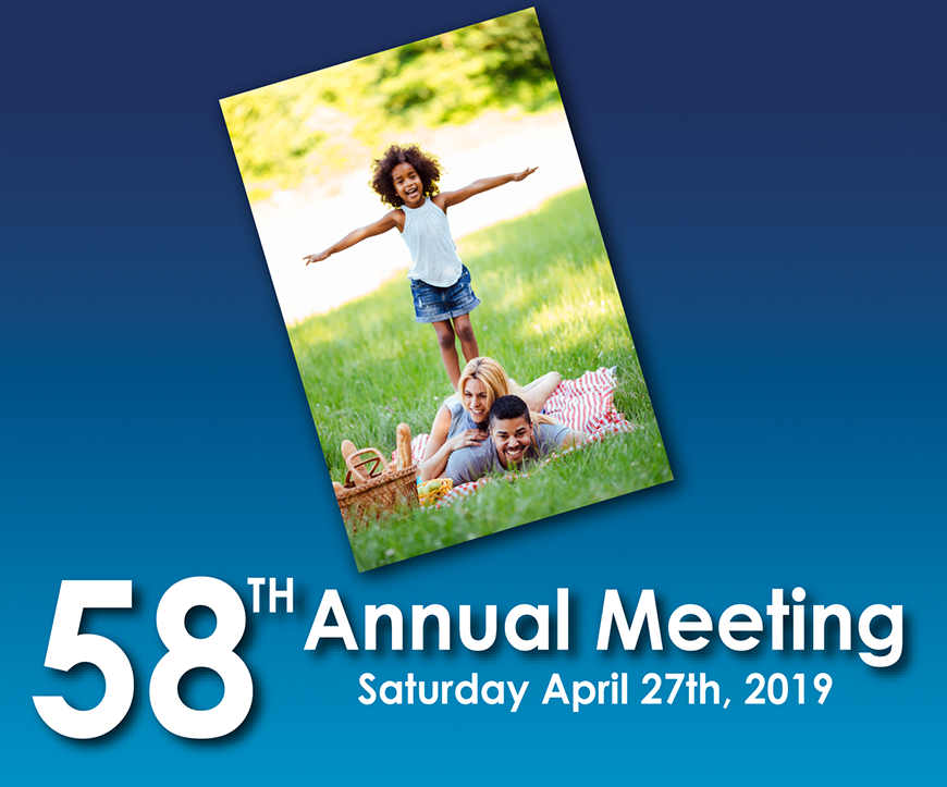 Join Us For Our 58th Annual Meeting! Diamond Valley FCU